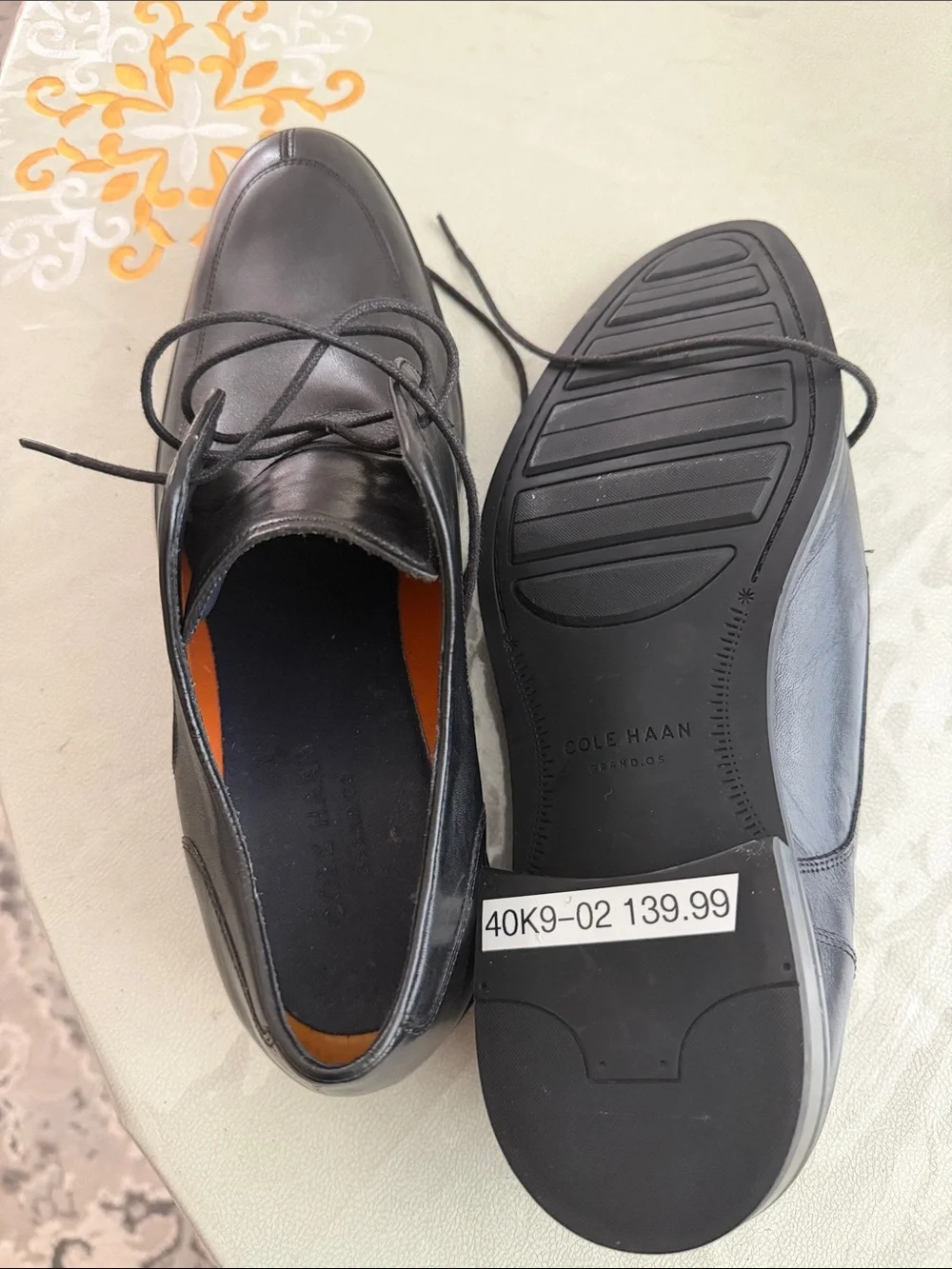 Cole Haan Black Leather Chukka Boots